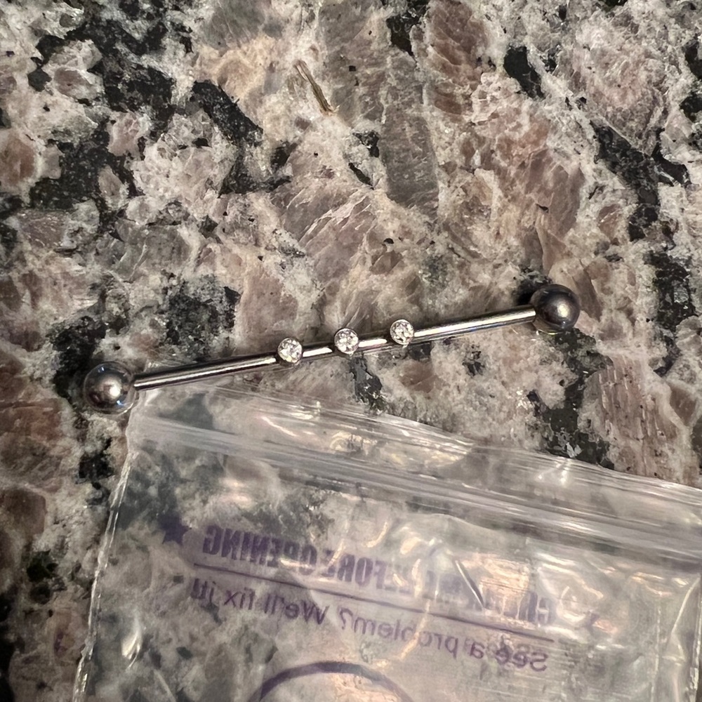 Anatometal 14g Industrial Barbell